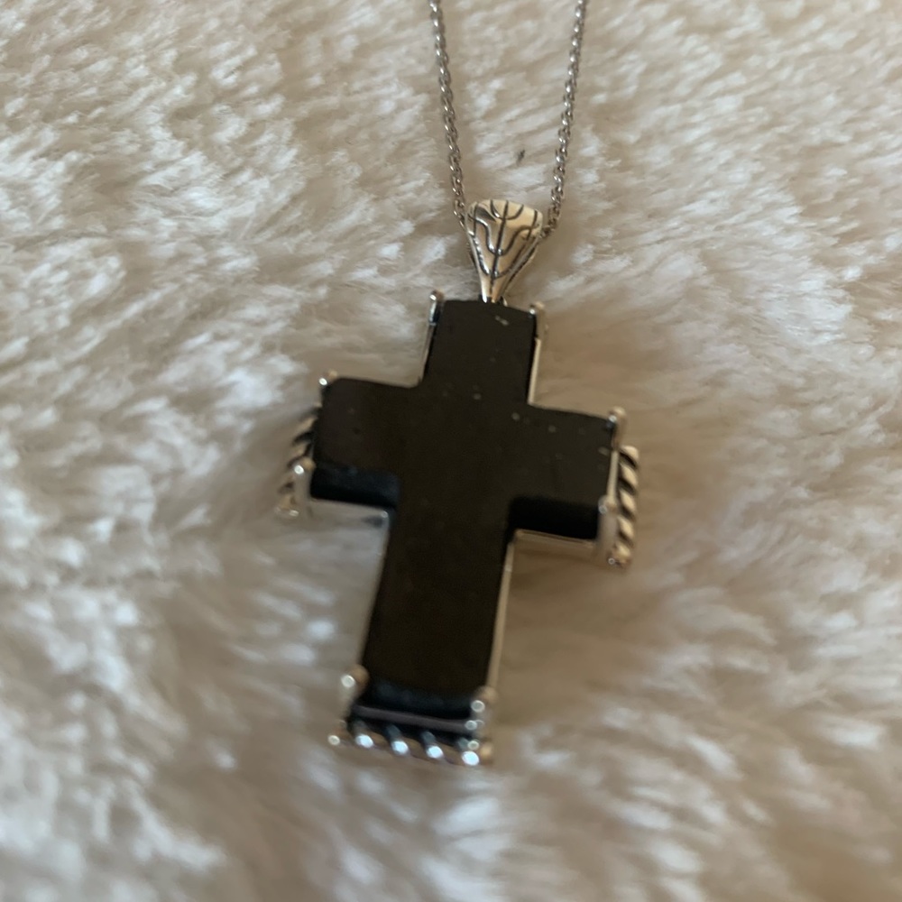 Shungite cross necklace - Picture 2 of 4